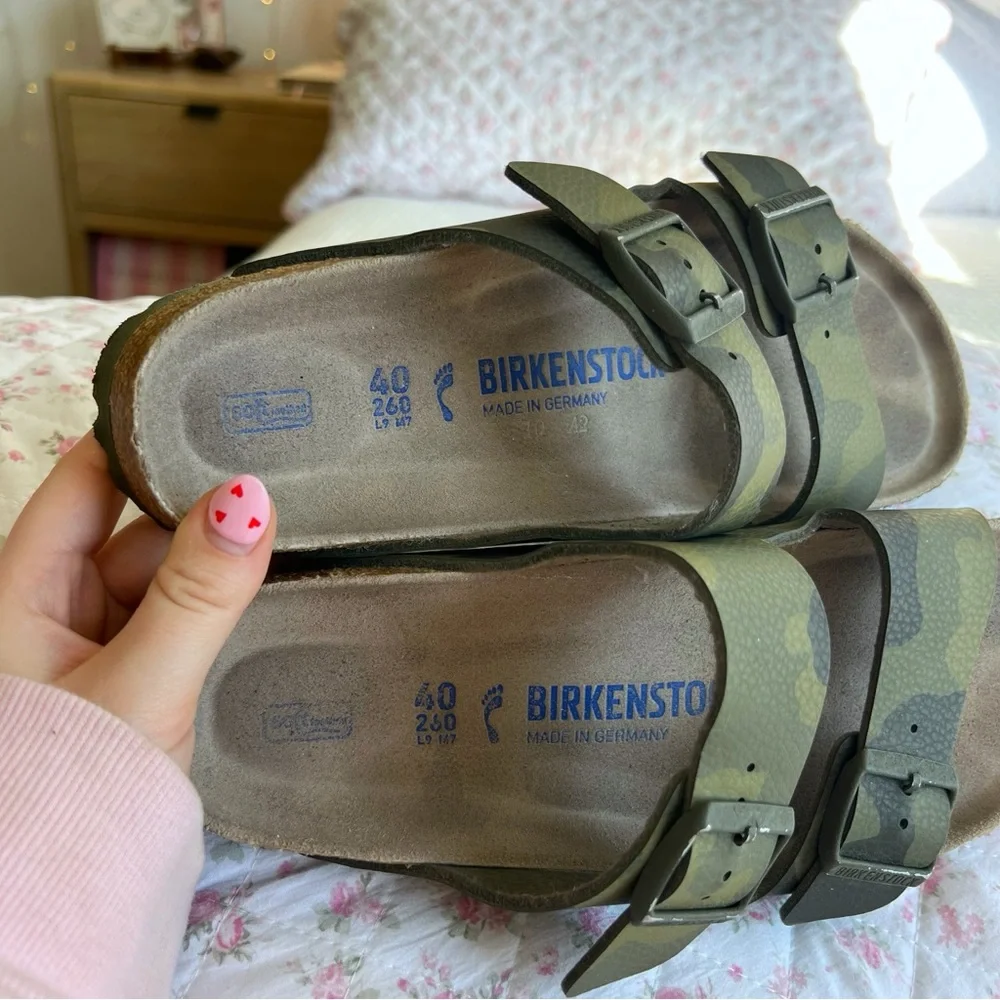 Birkenstock Arizona Green Camo Sandals EU 40 Women’s 9 - Picture 4 of 4